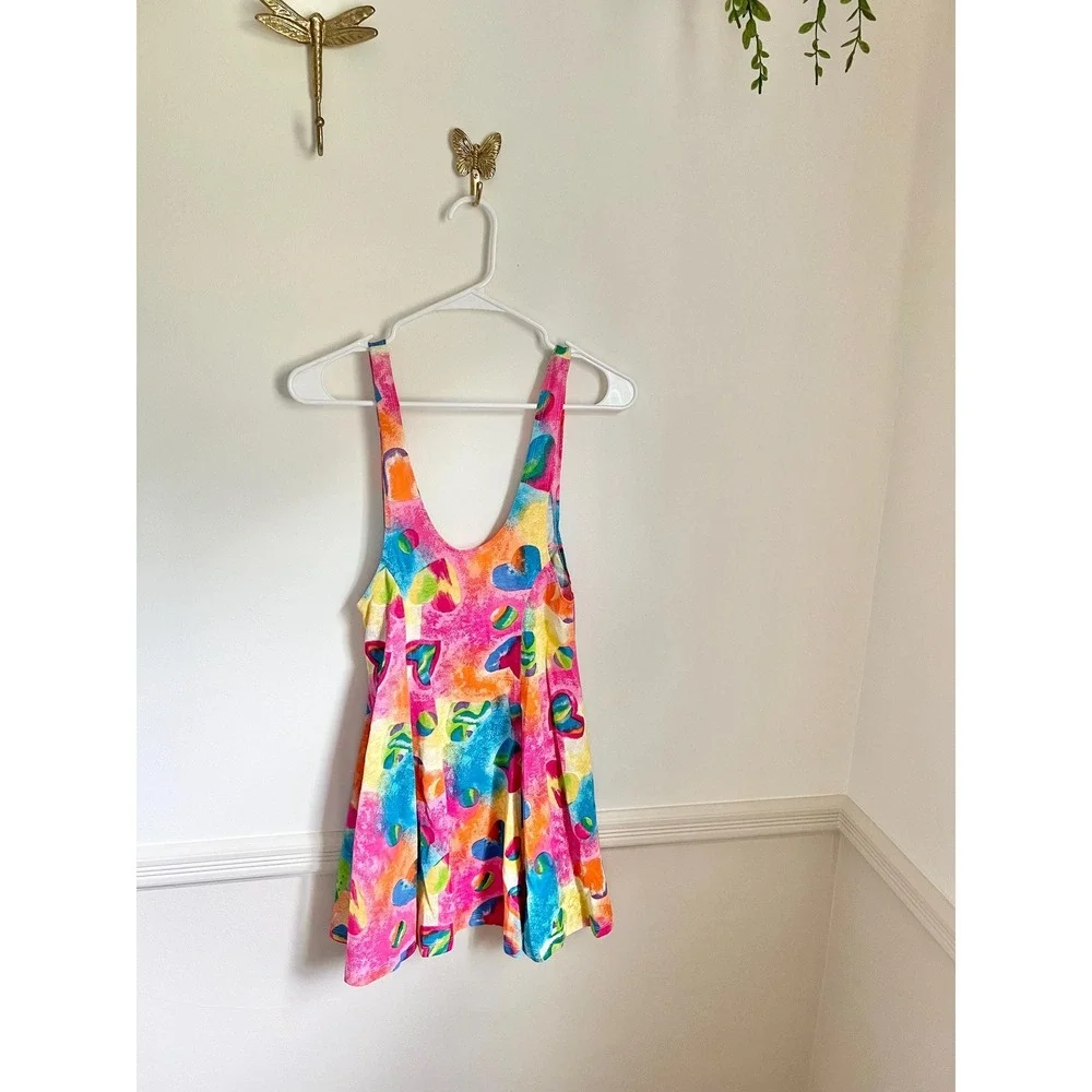 1990s Girls My Michelle Rainbow‎ Color Shapes Dress